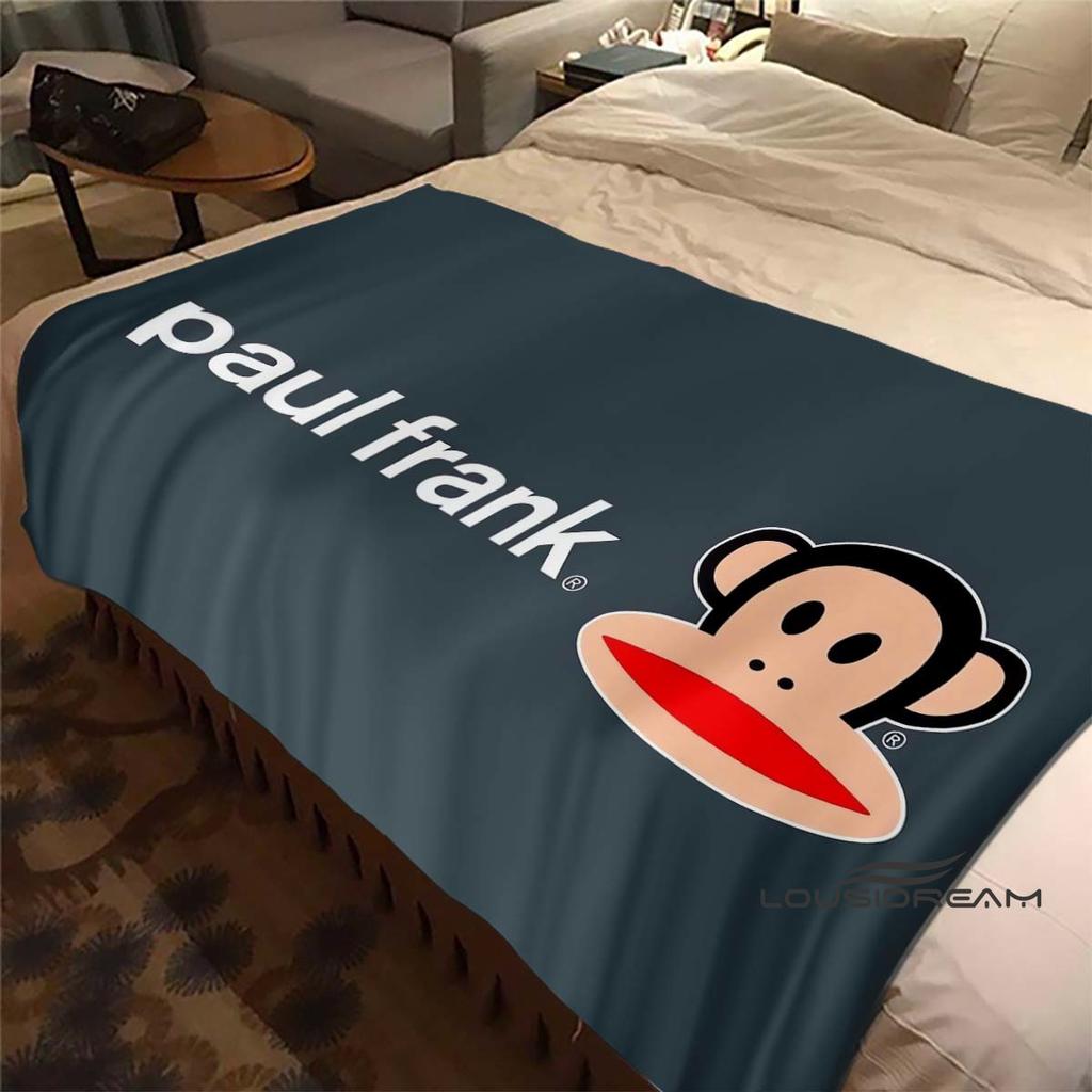 Customizable Cartoon Cute 3D Printing P-PaulF- Frank Flannel Blanket Sofa Home Warm Soft Blanket Four Seasons Portable Gift Blan