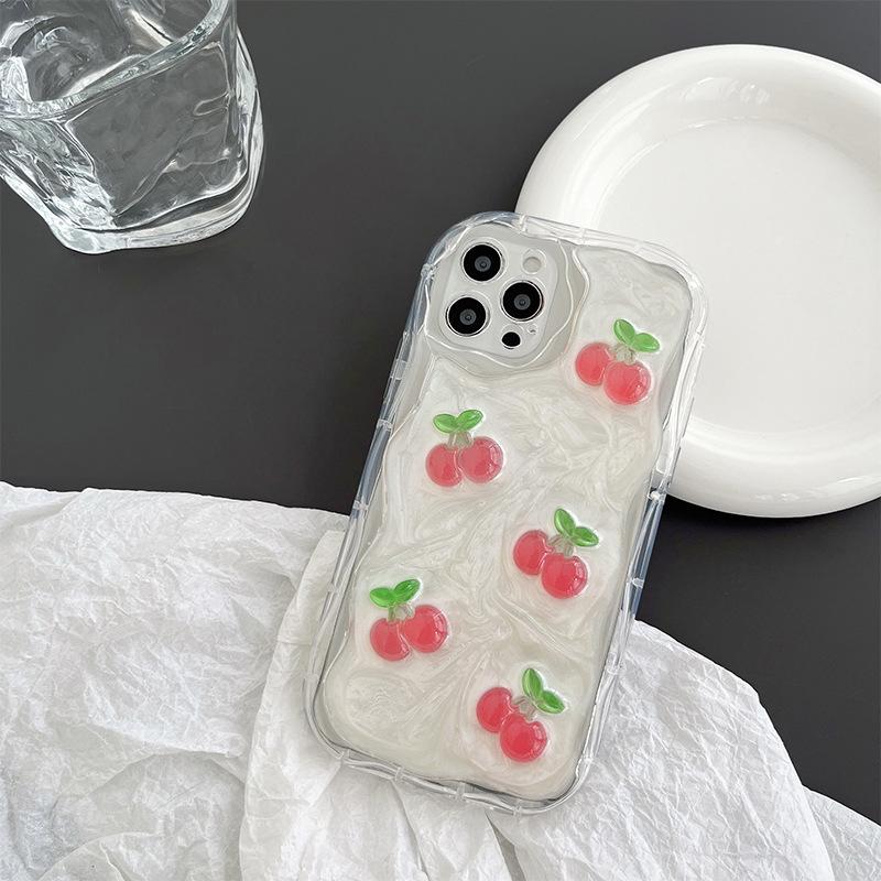 Bow Love Mirror Phone Case for IPhone 17 Promax Cherry Ins Wind for Apple 16 Soft Silicone