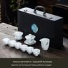 Hongyu Jianghu 10-Piece Ice Jade Porcelain Gaiwan Tea Set