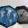 1pc Jellyfish Ocean Night Sky Umbrella with Plastic Handle,Suitable for All Seasons Home Travel Outdoor UmbrellaDD1377