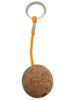 Customizable Round Cork Ball Keychain with Logo Printing