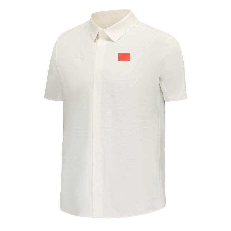 

Li-Ning Soft Versatile Breathable Casual Button Short Sleeve Shirt Men shirts ASHV029-2 L