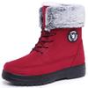 Shoes Women's Cotton Boots Winter Plus Velvet Thickened Mid-top Warm Snow Boots Pedal Cotton Shoes