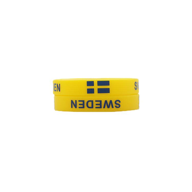 Silicone Wristband Flags: South Africa, Nigeria, Portugal, Japan, Sweden