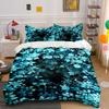 Blue Floral Pattern. Bedding Sets Duvet Cover Sets Duvet Covers Pillowcases(1 * Duvet Cover 2 * Pillowcases Without Duvet Insert)
