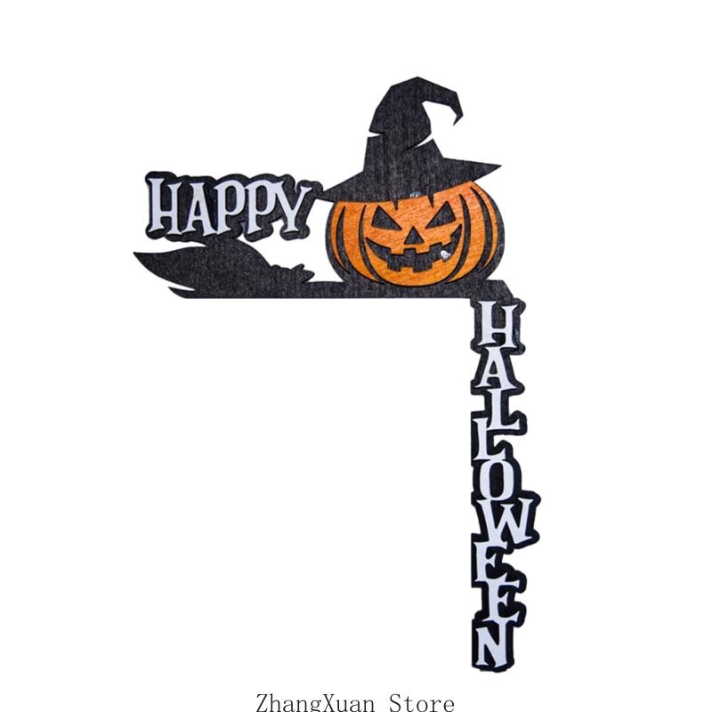 3XUF Holiday Wooden Corner Decoration for Scary Party Home Decoration and Gift