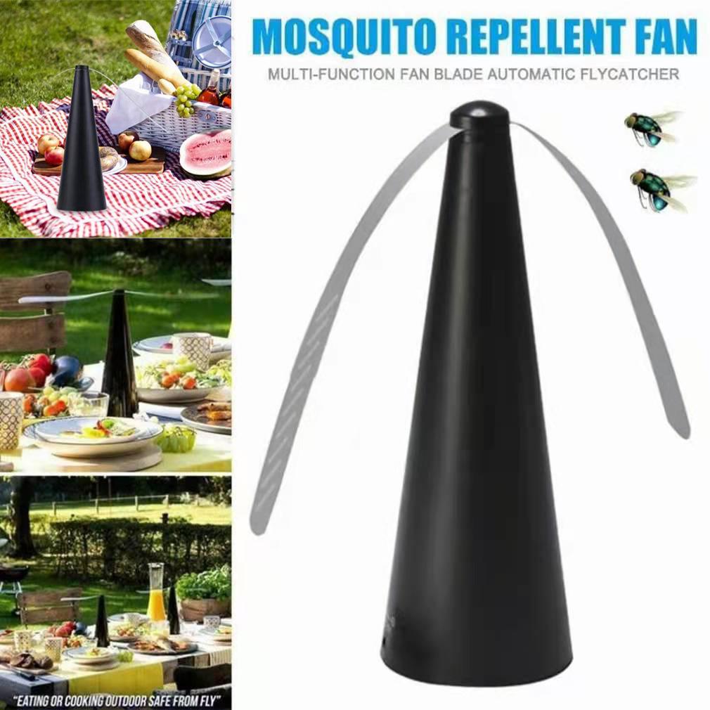 Ventilatore Automatico Repellente per Mosche e Zanzare Multifunzione da Esterno