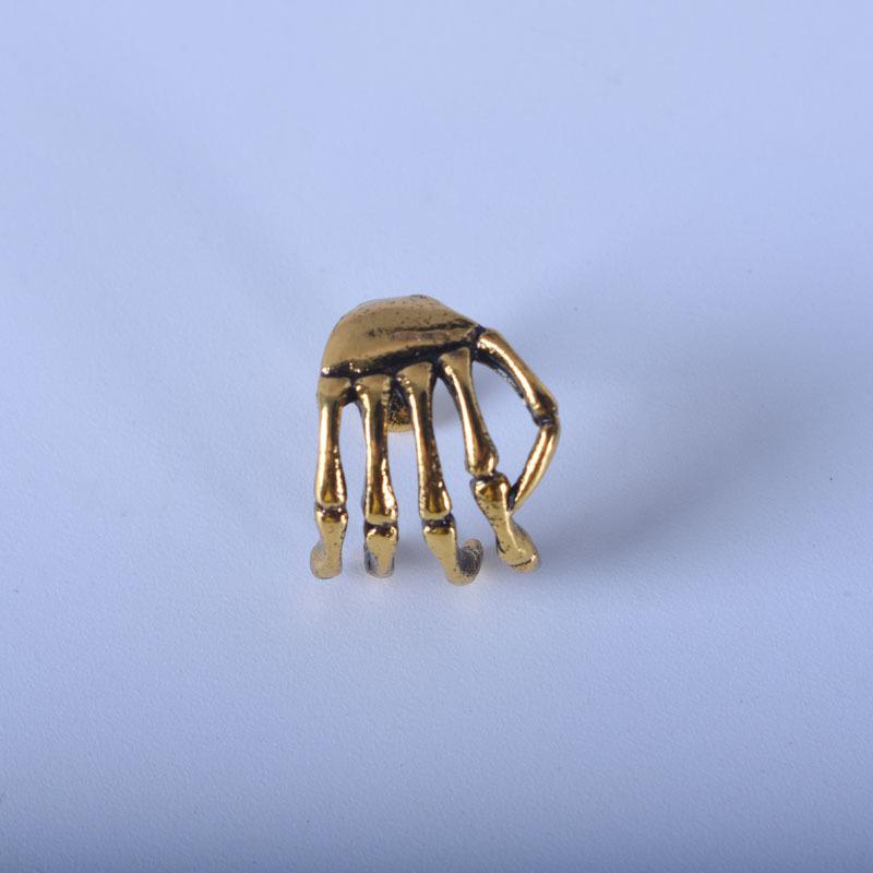 Vintage Punk Fashion Creative Skeleton Hand Ear Clip Earring For Women Men Trendy Party Jewelry Gift