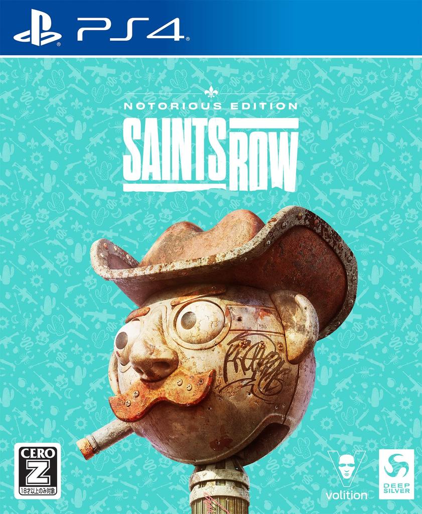 Saints Row Notorious Edition PS4 Expansion Bonus Content Bonus Content Mini 4 4 Character Art Limited Packaging Original Pin - (Includes Pass, 1, 2,