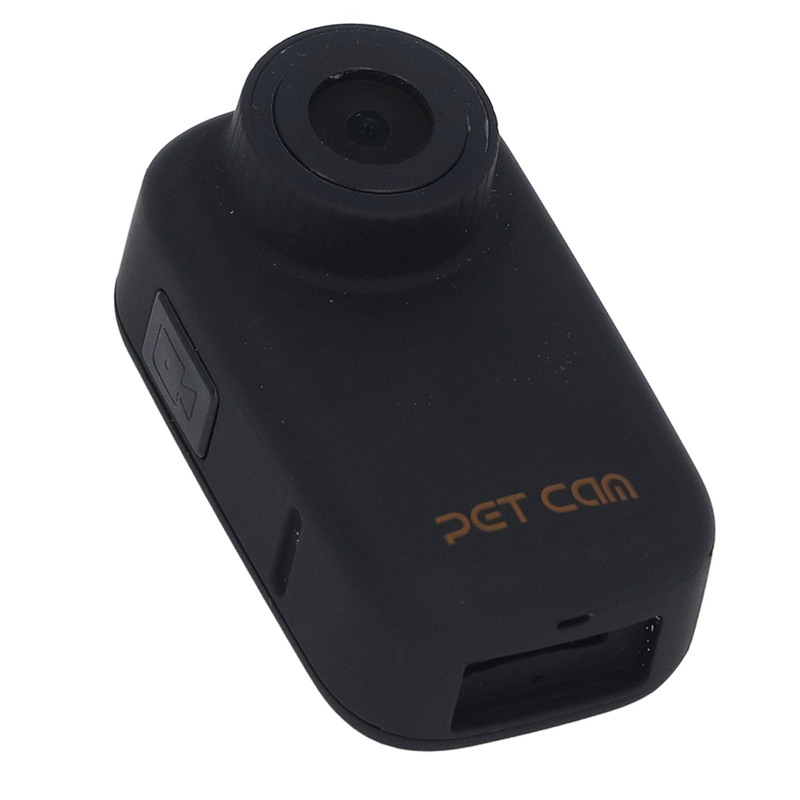 

4K Cat Collar Camera HD WiFi Pet Camera Small Action Sport Dog Cam Magnetic Clip Back Shake Proof for Ride Record