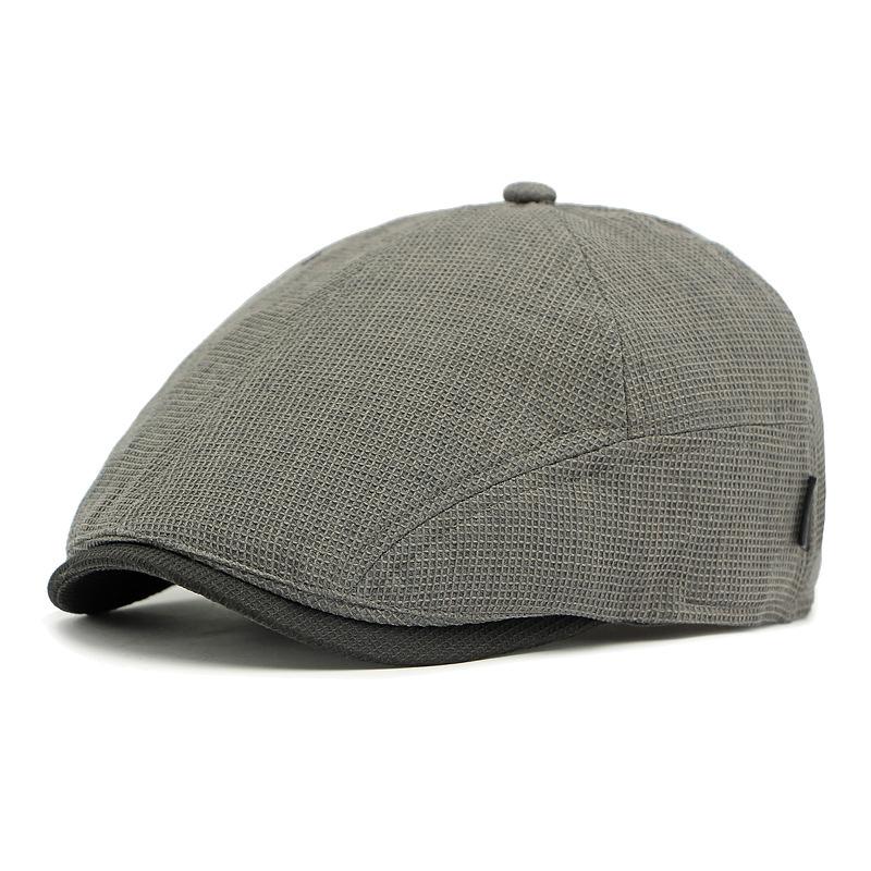 Spring Summer Beret Women's British Retro Forward Cap Lightweight Breathable Newsboy Cap Men's Paintsman Cap