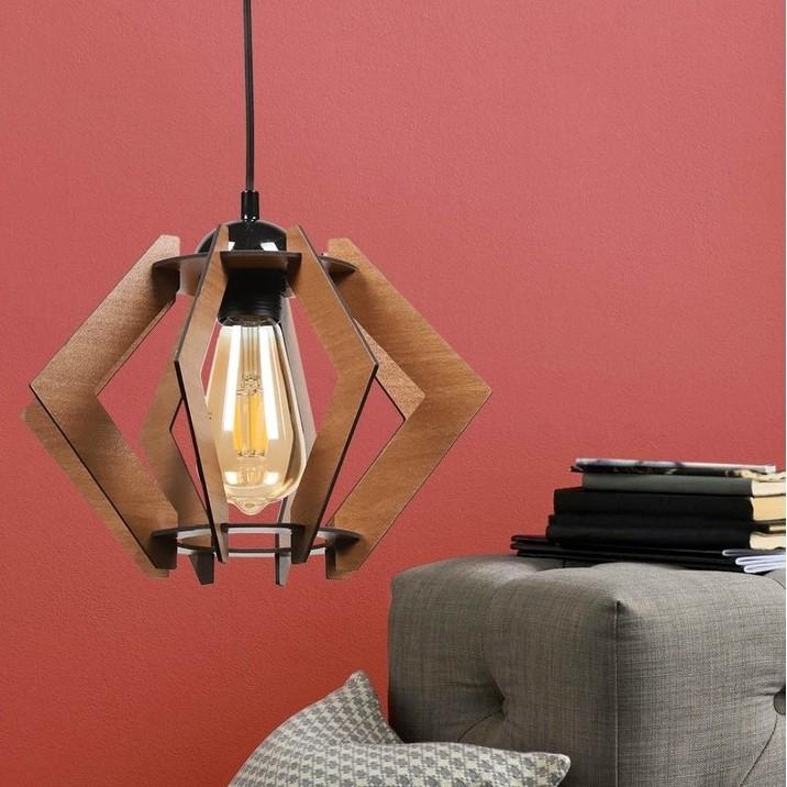 

Деревянная люстра Urla Single Walnut