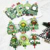 60/90pcs, Christmas Cute Tree Lollipop Decoration Card, Christmas Birthday Party Decoration, Candy Gift Bag Packaging Gift Card