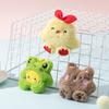 Yousheng Cat Plush Toy Bite-resistant Soft Exquisite Cartoon Bear Shape Kitten Cat Catnips Chewing Toy Pet Supplies