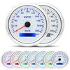 60KMH 85mm GPS Speedometer Gauge+Antenna 7 Color Backlight 120KMH Odometer 0~200KMH Speed Meter for Car Boat Yacht 12V24V Custom