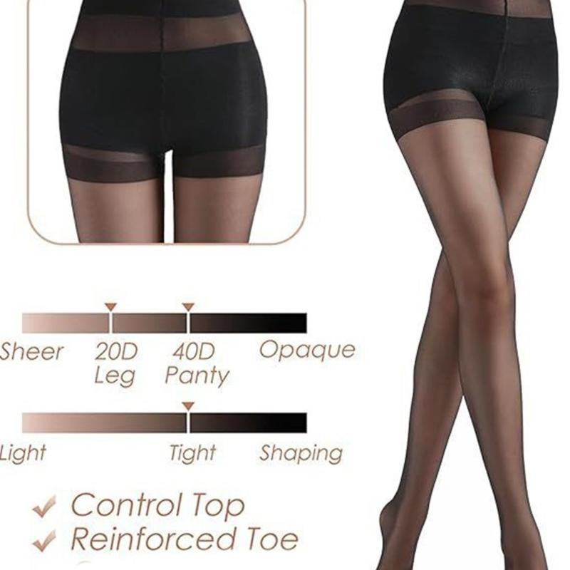 Shrimp Line Black Sheer Pantyhose High Elasticity Elegant Back Seam Seamed See Through Nylon Tights Stocking for Women