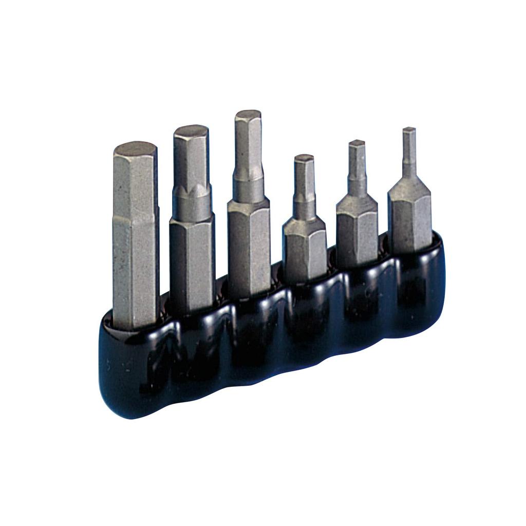 VESSEL Hex Bit Set H6 with Holder B33 H2, H2.5, H3, H4, H5,