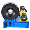 High Pressure Hydraulic Hose Crimper, Manual Hose Crimping Tool with 8 Dies & 6-28mm Crimping Range, Suitable for Low & High-Pressure Oil Pipes,