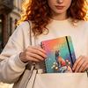 A5 Agenda Book Floral Pattern Daily Planner Book Portable 2027 Schedule Book  Students