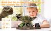 Cubicfun National Geographic Dinosaur Series Papercraft Kit Diorama Dinosaur (Velociraptor)