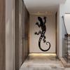 Vintage Metal Wall Lizard Gecko Decoration For Home Garden Office