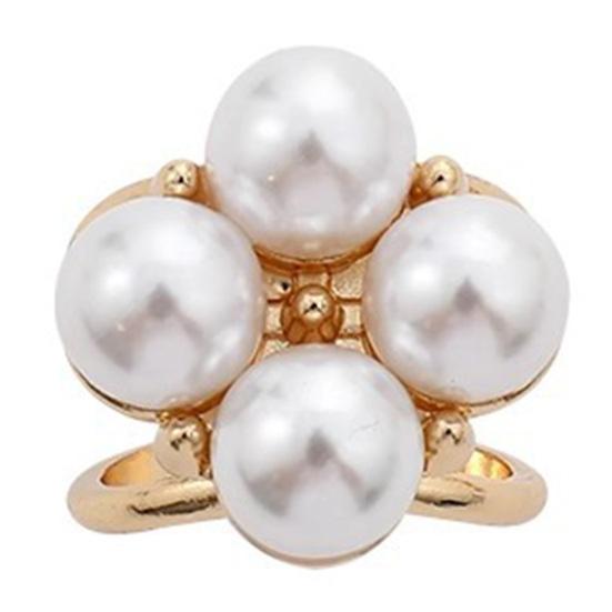 Flower Scarf Ring Faux Pearl Rose Camellia Silk Scarf Clip Elegant Floral Slide Buckle for Silk Scarves T-shirt Shawl