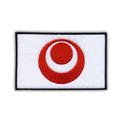 Patchion Flag of Okinawa - Larger - Sew-on - Embroidered Patch/Badge/Emblem