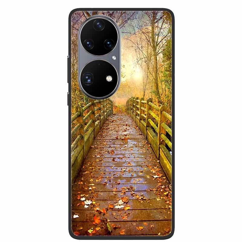 

For Huawei P50 Pro Case P50E Shockproof Soft Silicone Phone Case For Huawei P50Pro Back Cover P 50 Luxury Protective TPU Coque Huawei P50 Pro