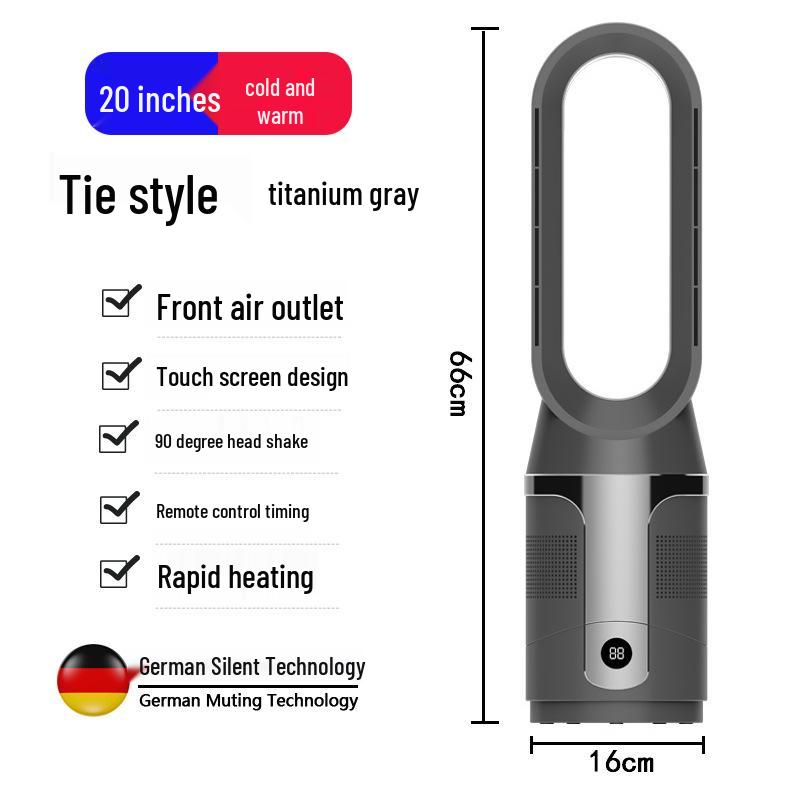 

Бесшумный ионизирующий вентилятор без лопастей с пультом дистанционного управления - Двойное использование для горячего и холодного воздуха US/Japanese Standard 110V