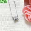 Voguish Fashionable   Color Pendants Necklaces High Quality Zircon Stone Pendant Necklace Pendant Women Rose Gold Tone Fine Jewelry