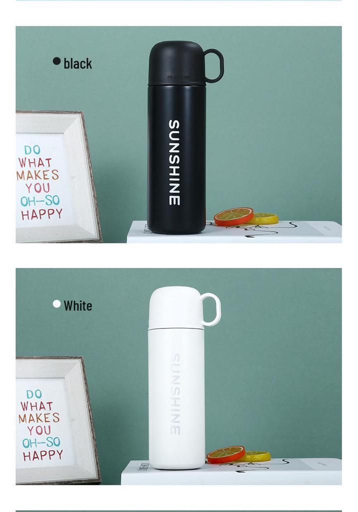 New Home Dual-Use Insulated Stainless Steel Children's Cup 316: Stylish, Portable, Bouncing Lid