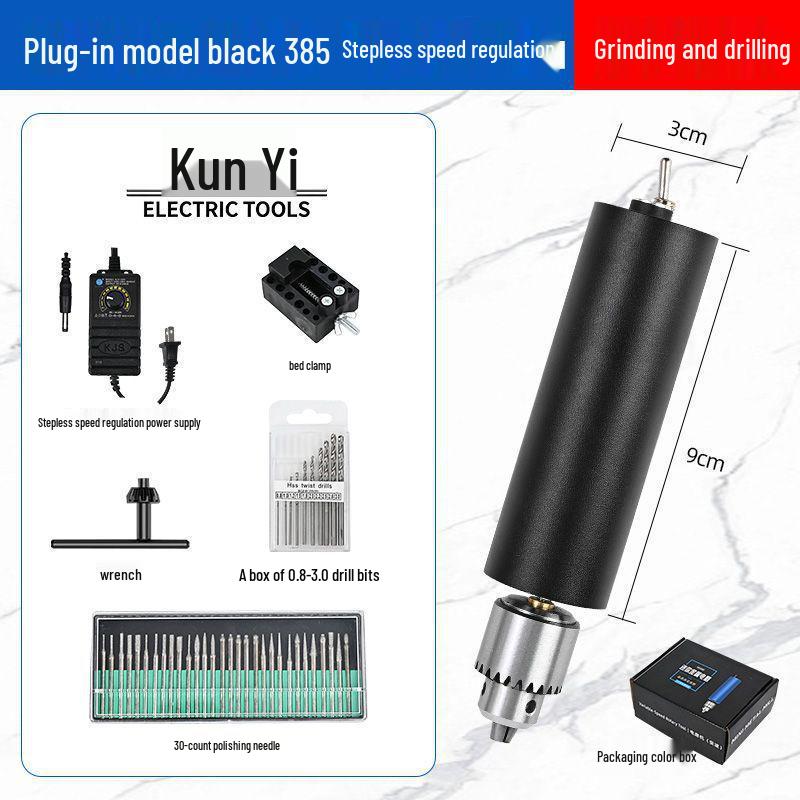 Mini Variable Speed Electric Drill and Grinder for DIY Pearl Hole Punching