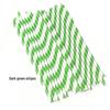 25-Pack Striped Biodegradable Paper Straws for Milk Tea and Beverages