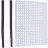 Magnetic Skimmer Net Cover PVC Skimmer Basket Protector Durable Leaf Guard Net