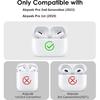 Compatible AirPods Pro 2nd/1st Generation Case Lock Flower Women Girl 2023/2022, Double Secure Lock Clip Hard Shockproof Protective iPods Pro 2 Cover