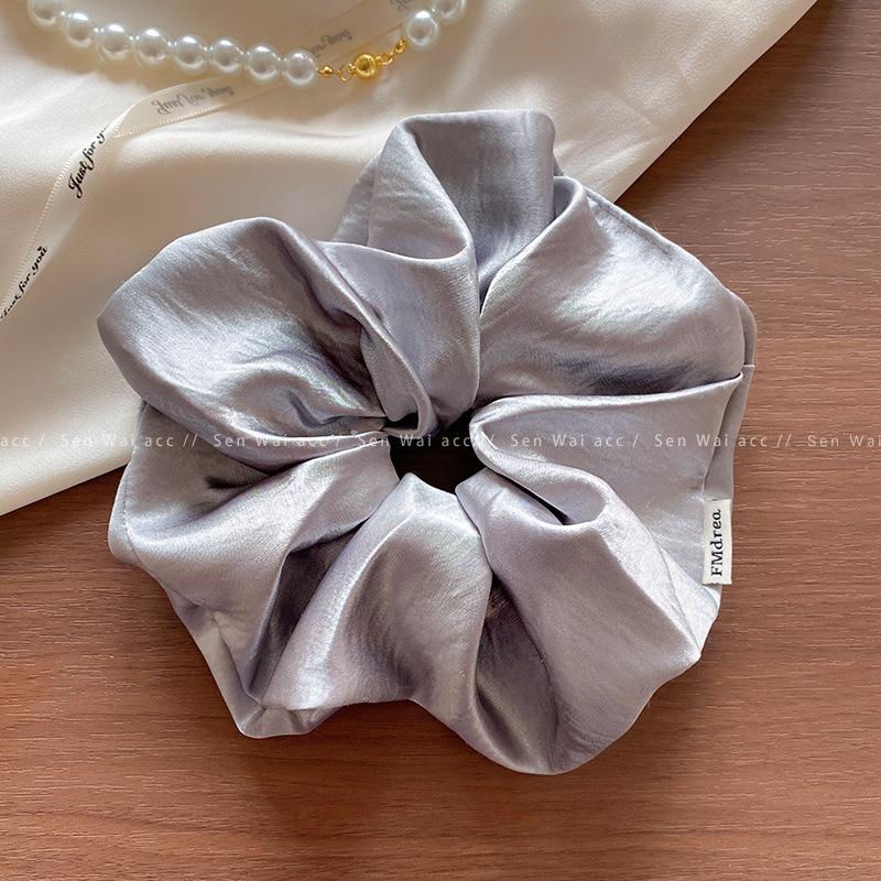 Satin large intestine hair band female lazy style high temperament headband new hair tie rubber band hair accessories