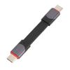 USB 4.0 Kábel 40 Gbps Prenos Dát PD 60 W Krátky Typ C Rýchlonabíjací Kábel pre Thunderbolt 3 Kábel