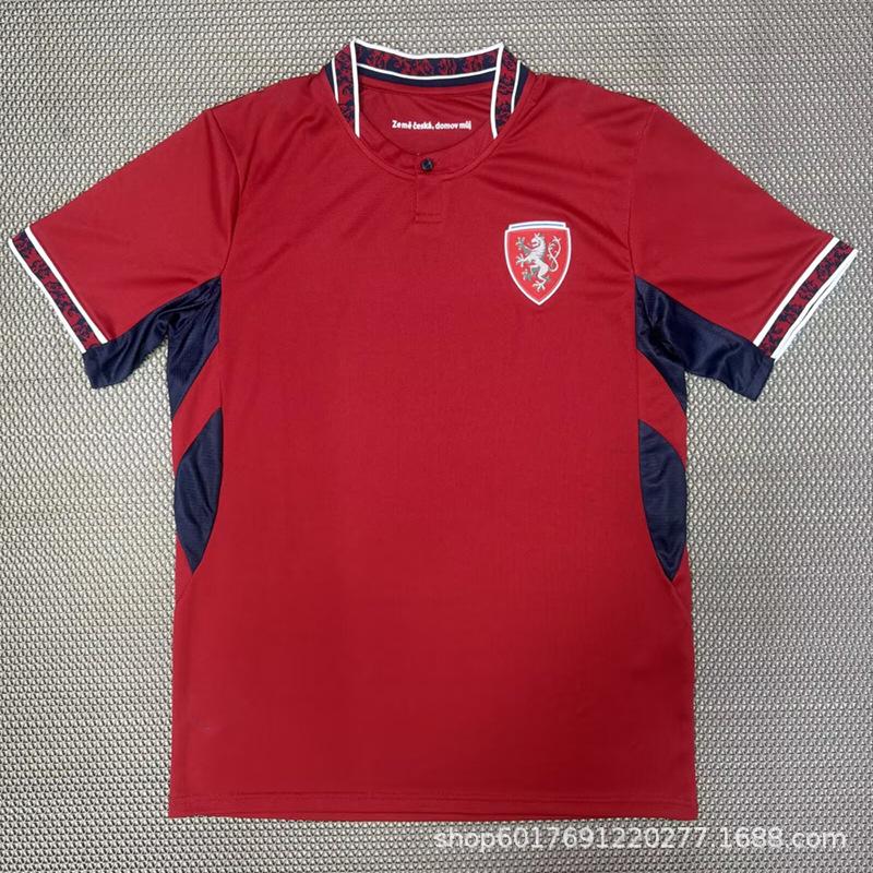 Czech Republic 2026 World Cup Home Football Jersey - Short Sleeve Fan Edition XL