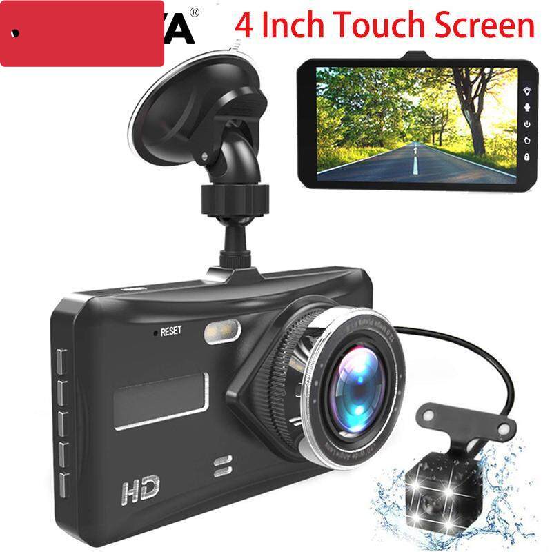 

EKLEVA 4Inch Touch Screen Dash cam 1080P HD Car Recorder 170° Night Vision Front and Rear Dual Cameras with G-Sensor,WDR