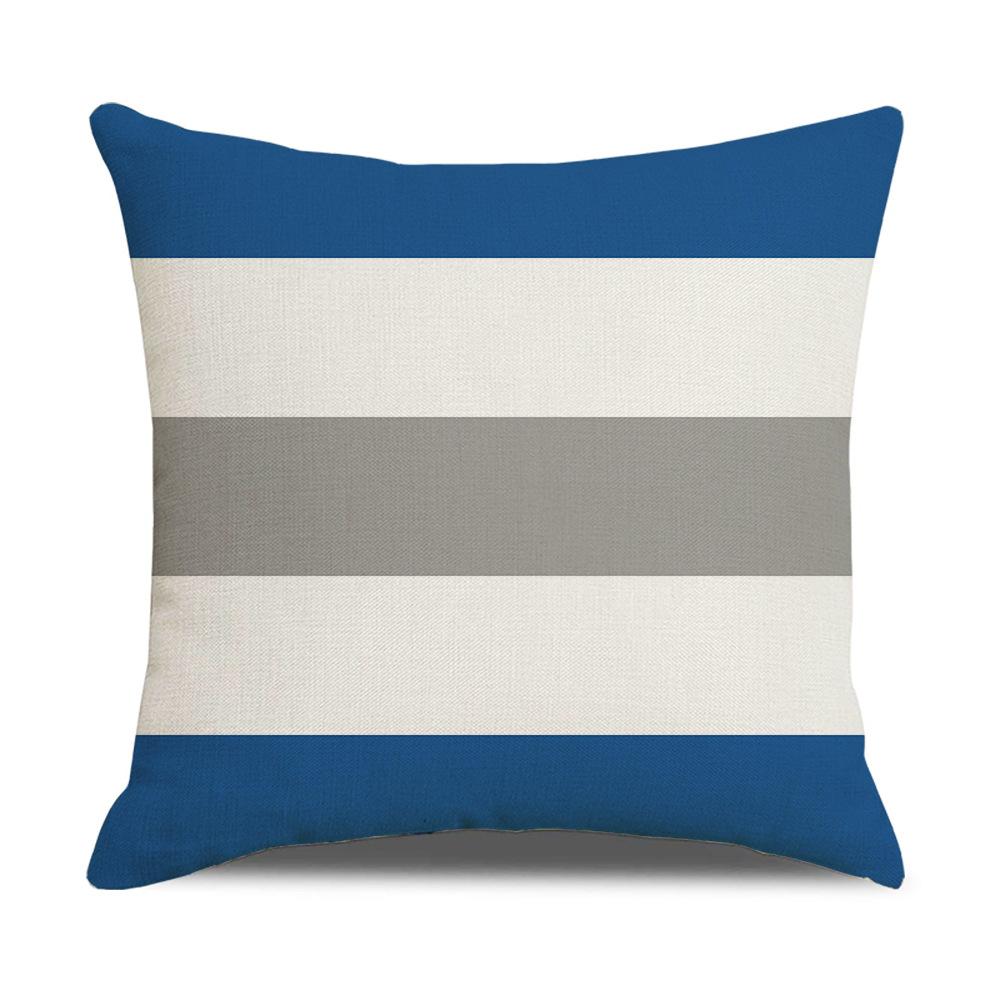 Nuova Copricuscino Decorativo Nordic Moderno Semplice in Lino Copricuscino per Divano con Motivo Geometrico