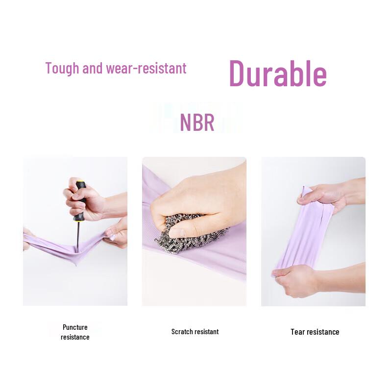 Miaojie Odorless Durable Nitrile Cleaning Gloves