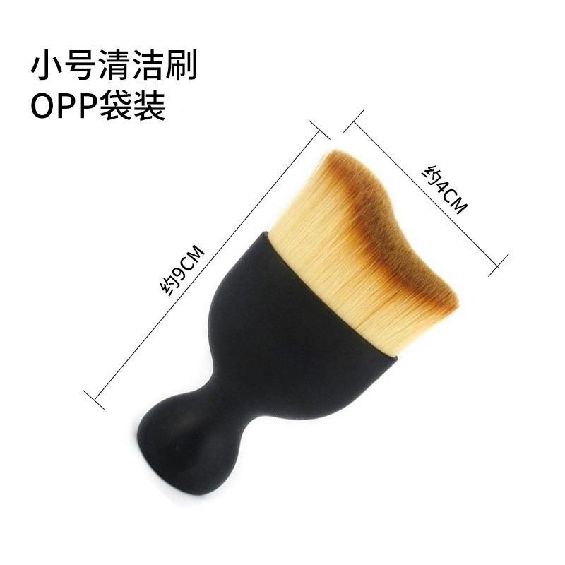 Car air vent cleaning brush, dual-head soft-bristled keyboard brush, multi-functional vent cleaning brush, soft brush for cleaning vents