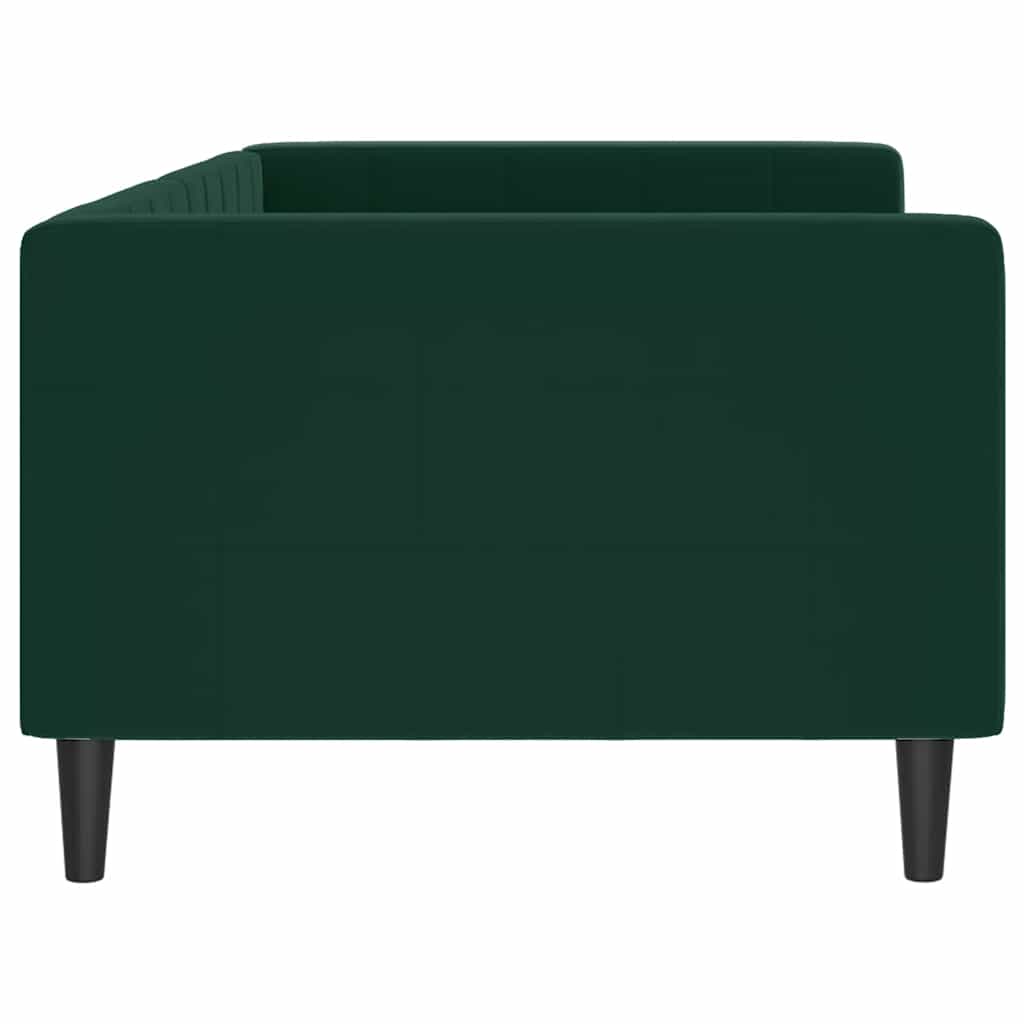 Vidaxl Sofa with Sleeping Function, Dark Green, 90X200 Cm, Velvet