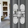 Zinc Alloy Hidden Hinge Adjustable Cross Hinge Accessory Hinge  Kitchen