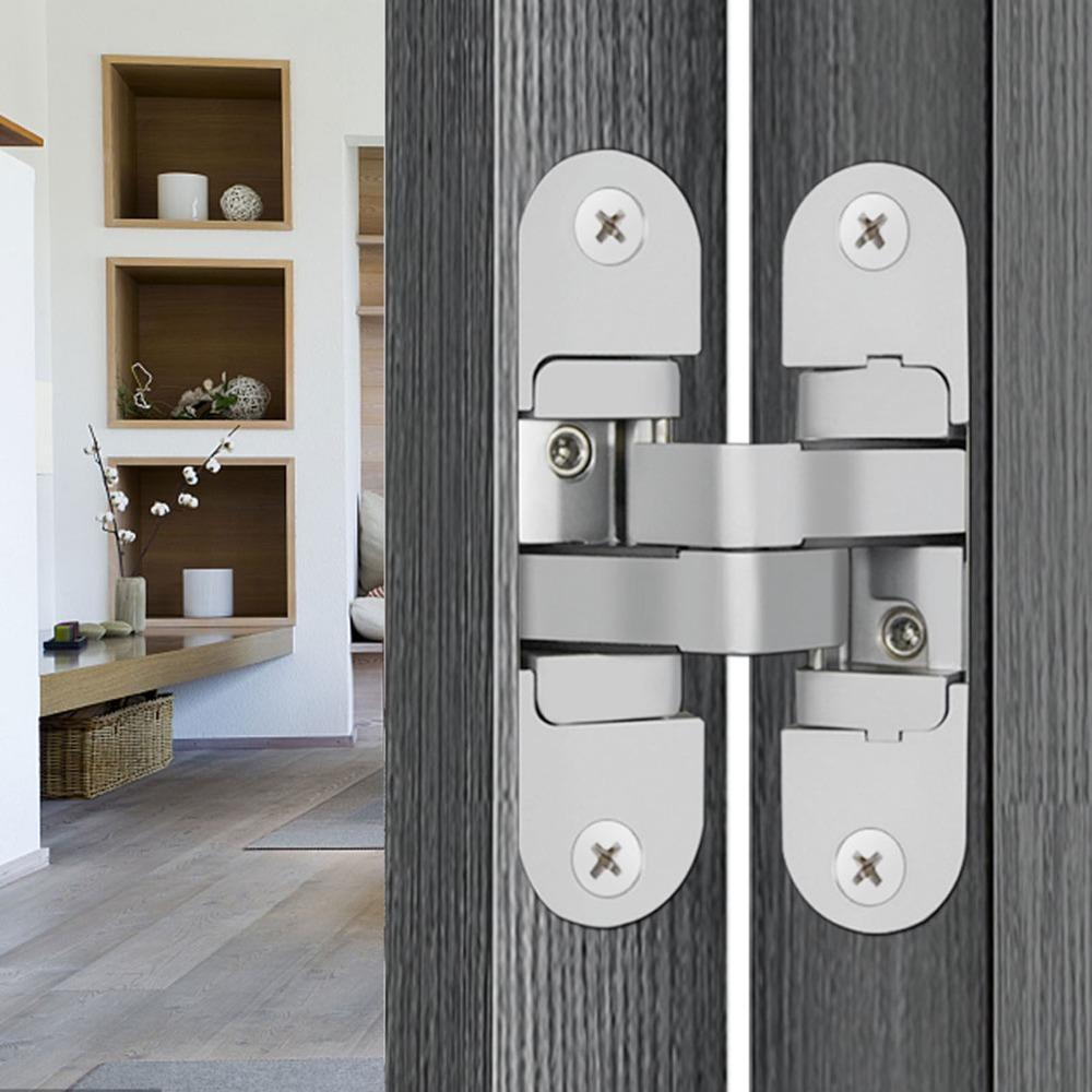 Zinc Alloy Hidden Hinge Adjustable Cross Hinge Accessory Hinge  Kitchen