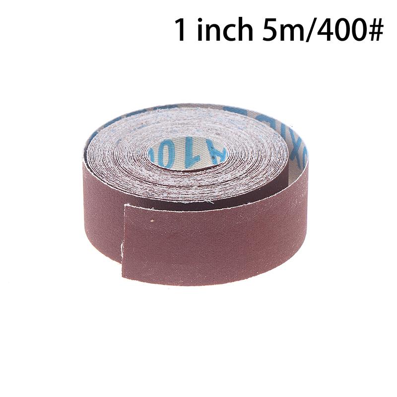 1Inch Emery Cloth Rolls, Continuous Sandpaper Suitable For Wood Sanding, Metal Polishing, Car Detailing