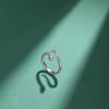 Contemporary Stylish Snake Ring For Women Adjustable Copper Unique Accessory