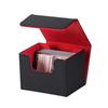 PU Leather Card Deck Box Strong Magnet Card Storage Case Fits 100 Single Sleeved Cards TCG Game Card Peripheral Accessories Gift