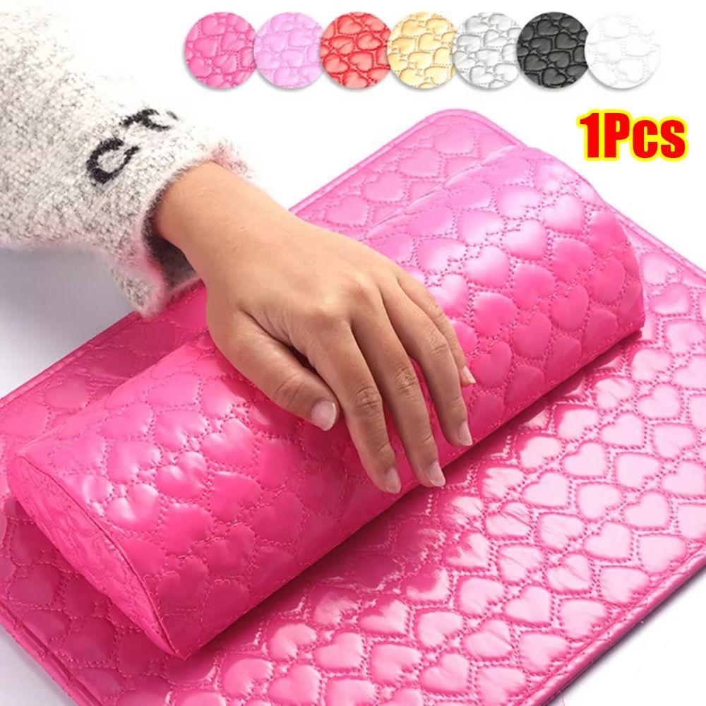 1Pcs New Sponge Nail Art Sponge Pillow Soft 7 Colors Manicure Hand Rest Detachable Washable Nail Arm Pillow Palm Rest