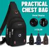 Men Chest Bag Outdoor Casual Multiple Pockets Fashion Shoulder Crossbody Bag For XC90 XC60 V90 D5 D2 S90 S80 S70 T5 T6 T8